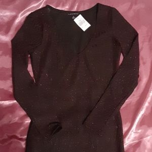 NWT glittery art decor inspired sheer dress